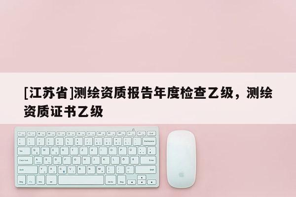 [江蘇省]測繪資質(zhì)報告年度檢查乙級，測繪資質(zhì)證書乙級
